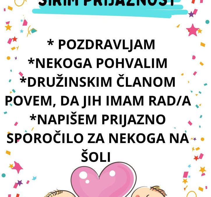 TEDEN PRIJAZNOSTI